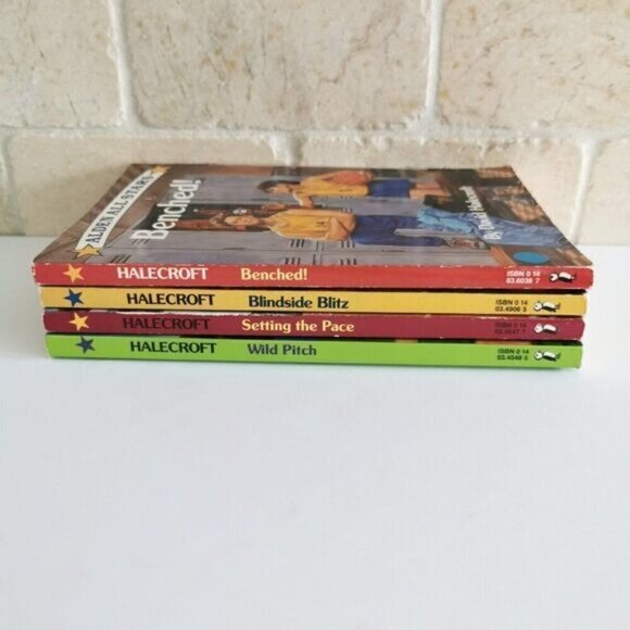 Set of 4 Alden All Stars Paperbacks - 90s Kids Books Sports Teams - Picture 4 of 8